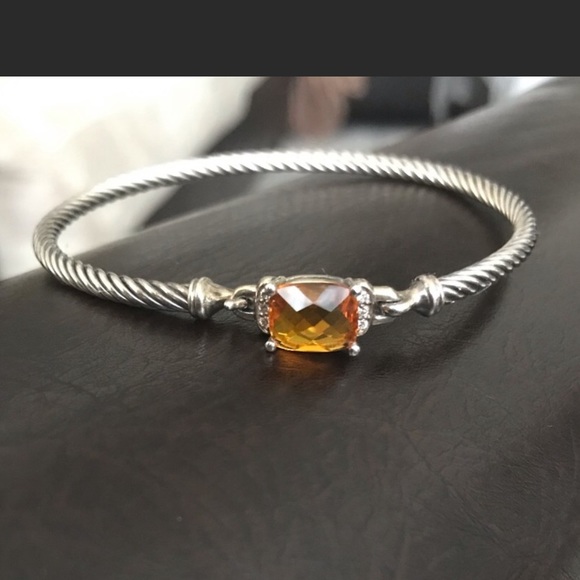 David Yurman Jewelry - David Yurman Citrine Bangle